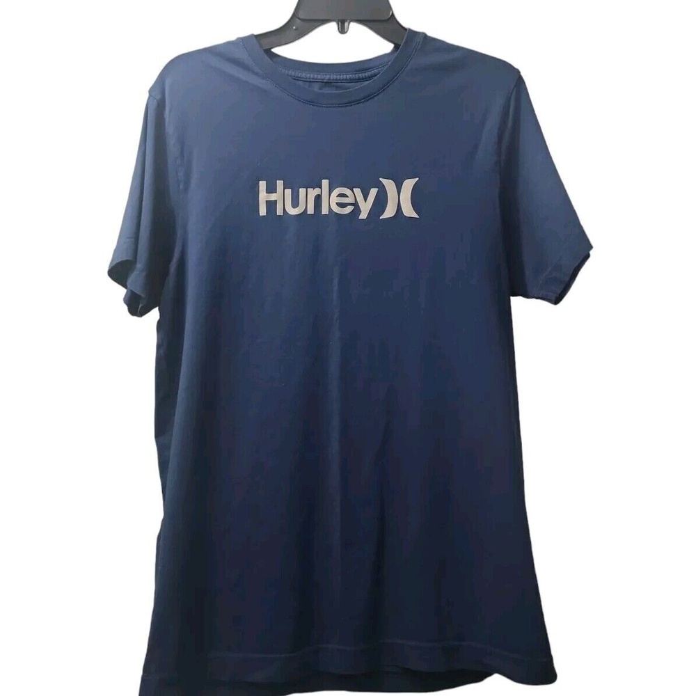 Hurley T-Shirt Logo Graphic‎ Crew Neck Short Sleeve Casual Top Large